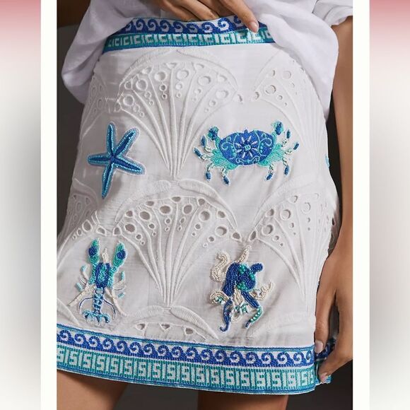 Maeve Slim Mini Skirt - Picture 3 of 4